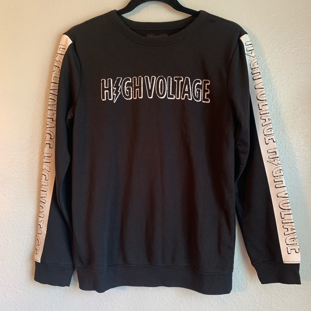 Amplify Boys Sweatshirt High Voltage Black & White